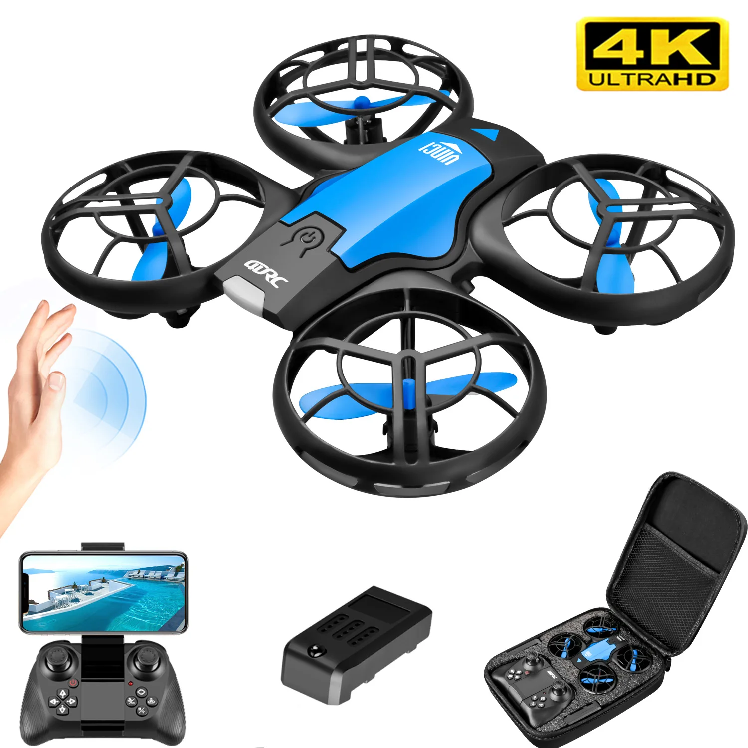 Nuovo Mini Drone V8 con Teleca - Drone Battery Box recensione e prezzo