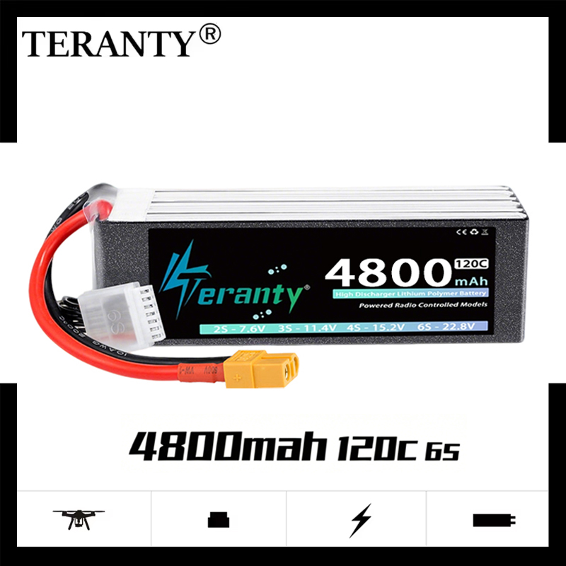 Batteria Lipo TERANTY 6S 4800m - Drone Battery 6S recensione e prezzo